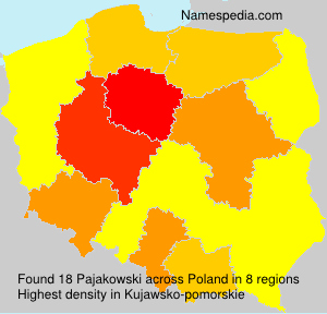 Surname Pajakowski in Poland Surname Pajakowski in Poland