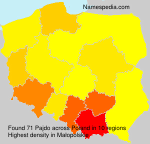 Surname Pajdo in Poland Surname Pajdo in Poland