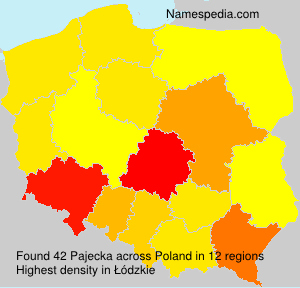 Surname Pajecka in Poland Surname Pajecka in Poland