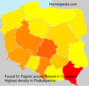 Surname Pajecki in Poland Surname Pajecki in Poland