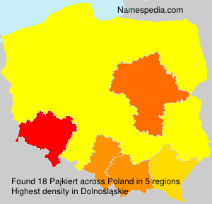 Surname Pajkiert in Poland Surname Pajkiert in Poland