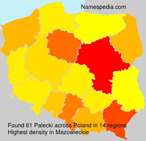 Surname Palecki in Poland Surname Palecki in Poland