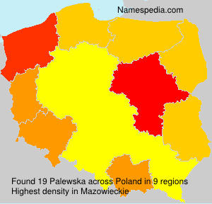 Surname Palewska in Poland Surname Palewska in Poland