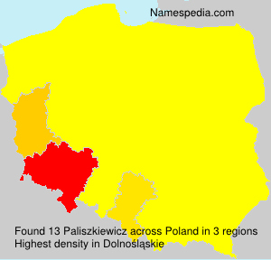 Surname Paliszkiewicz in Poland Surname Paliszkiewicz in Poland
