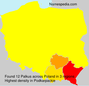 Surname Palkus in Poland Surname Palkus in Poland