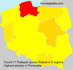 Surname Pallasch in Poland Surname Pallasch in Poland