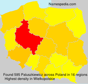 Surname Paluszkiewicz in Poland Surname Paluszkiewicz in Poland