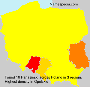 Surname Panasinski in Poland Surname Panasinski in Poland