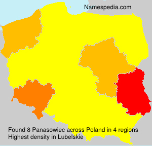 Surname Panasowiec in Poland