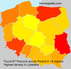 Surname Panczuk in Poland Surname Panczuk in Poland