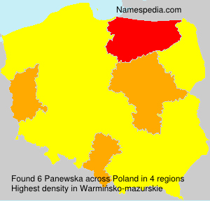Surname Panewska in Poland Surname Panewska in Poland