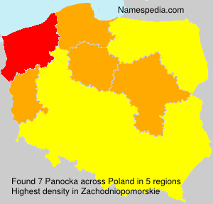 Surname Panocka in Poland Surname Panocka in Poland