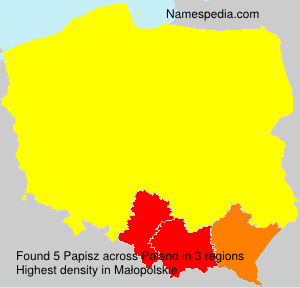 Surname Papisz in Poland Surname Papisz in Poland