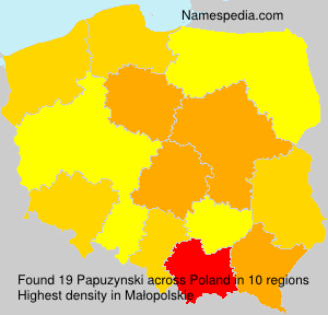 Surname Papuzynski in Poland Surname Papuzynski in Poland