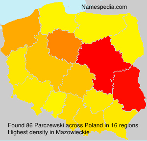 Surname Parczewski in Poland Surname Parczewski in Poland