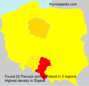 Surname Parczyk in Poland Surname Parczyk in Poland