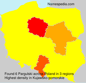 Surname Pargulski in Poland Surname Pargulski in Poland