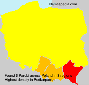 Surname Parobi in Poland Surname Parobi in Poland
