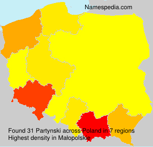 Surname Partynski in Poland Surname Partynski in Poland