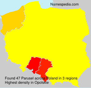 Surname Parusel in Poland Surname Parusel in Poland