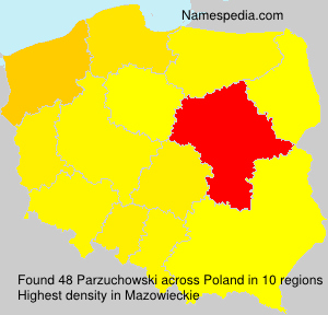 Surname Parzuchowski in Poland Surname Parzuchowski in Poland