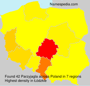 Surname Parzyjagla in Poland Surname Parzyjagla in Poland
