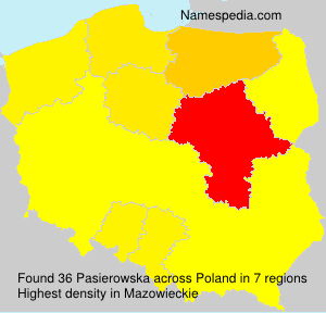 Surname Pasierowska in Poland Surname Pasierowska in Poland