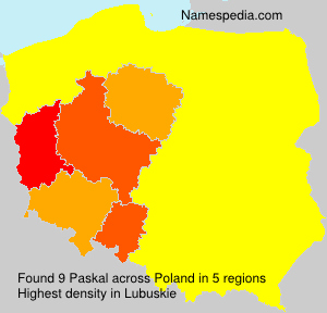 Surname Paskal in Poland Surname Paskal in Poland
