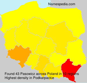 Surname Pasowicz in Poland Surname Pasowicz in Poland