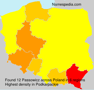 Surname Passowicz in Poland Surname Passowicz in Poland