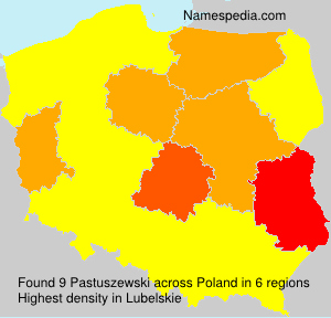 Surname Pastuszewski in Poland Surname Pastuszewski in Poland