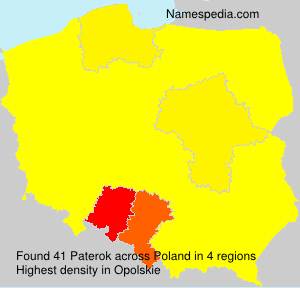 Surname Paterok in Poland Surname Paterok in Poland