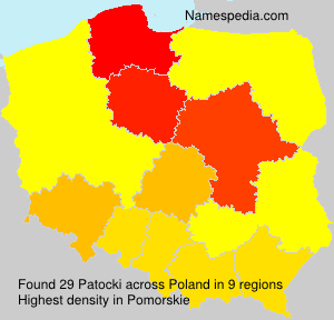 Surname Patocki in Poland Surname Patocki in Poland