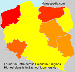 Surname Patra in Poland Surname Patra in Poland
