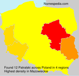 Surname Patralski in Poland Surname Patralski in Poland