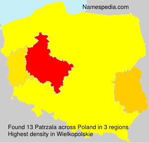 Surname Patrzala in Poland Surname Patrzala in Poland