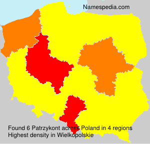 Surname Patrzykont in Poland Surname Patrzykont in Poland