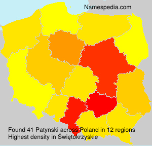 Surname Patynski in Poland Surname Patynski in Poland