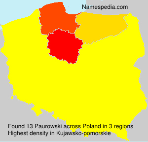 Surname Paurowski in Poland Surname Paurowski in Poland