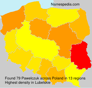 Surname Pawelczuk in Poland Surname Pawelczuk in Poland