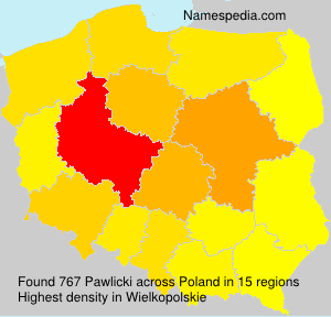 Surname Pawlicki in Poland Surname Pawlicki in Poland