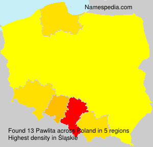 Surname Pawlita in Poland Surname Pawlita in Poland