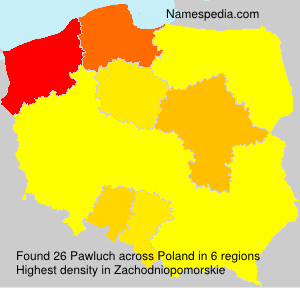 Surname Pawluch in Poland Surname Pawluch in Poland