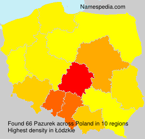 Surname Pazurek in Poland Surname Pazurek in Poland