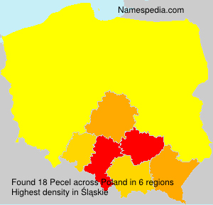 Surname Pecel in Poland Surname Pecel in Poland