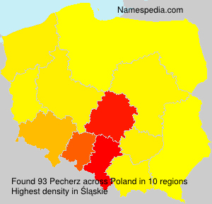 Surname Pecherz in Poland Surname Pecherz in Poland