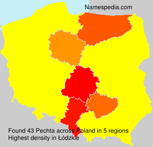 Surname Pechta in Poland Surname Pechta in Poland