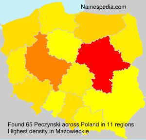 Surname Peczynski in Poland Surname Peczynski in Poland