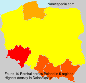 Surname Perchal in Poland Surname Perchal in Poland