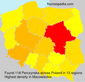 Surname Perczynska in Poland Surname Perczynska in Poland